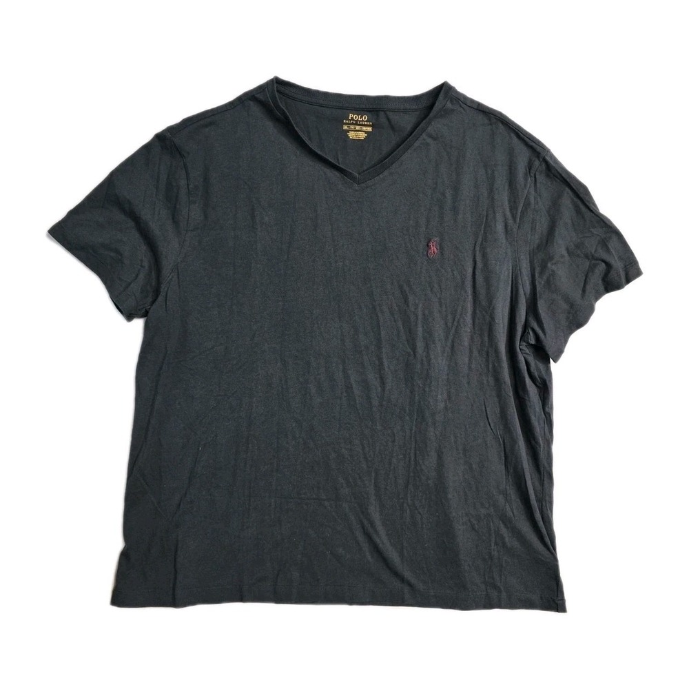 Polo Ralph Lauren Men's Tshirt XXL Gray Vneck